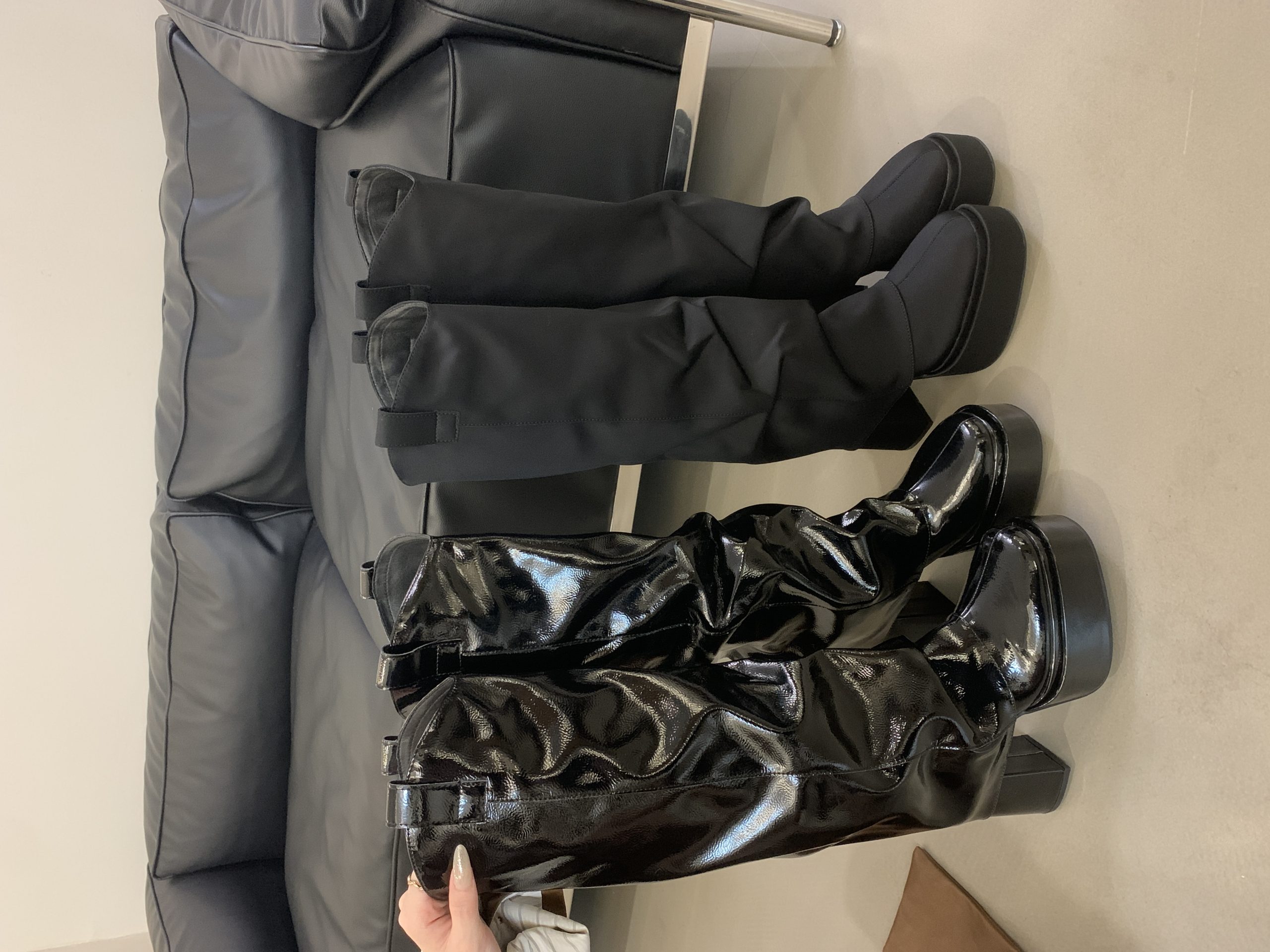 BUBUFLY Platform High-Top Boots for Women 2026 Fall Winter New Style Fashion Slim Tall Boots - Image 4