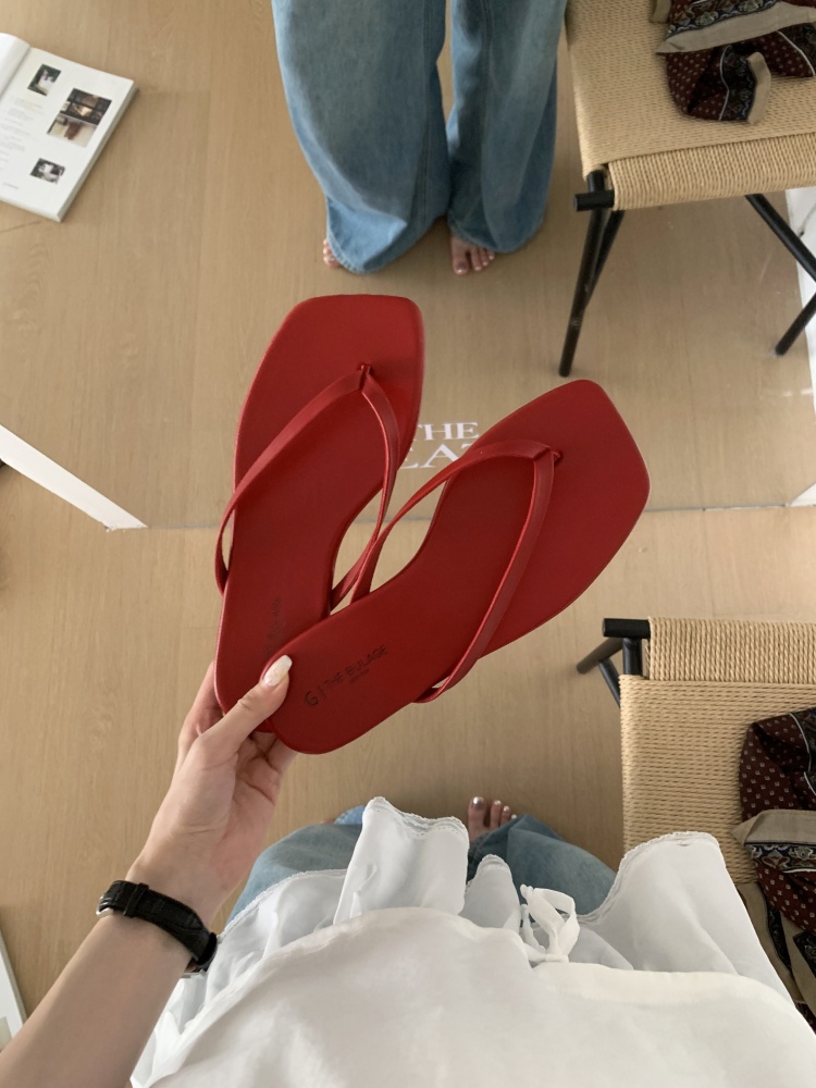 Women's Flip Flops 2026 Summer New Fashion Flat Beach Sandals Slippers - Image 4